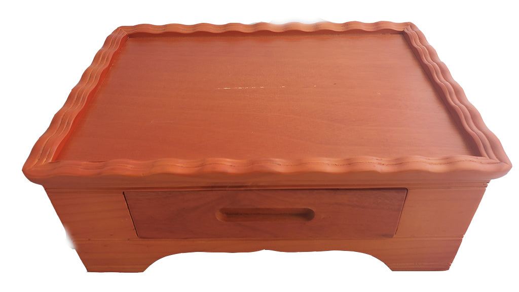 Coffee tray wooden, brown, (Rekobot), 16.5*12*6.5 inches